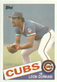 1985 Topps Baseball Cards      330     Leon Durham